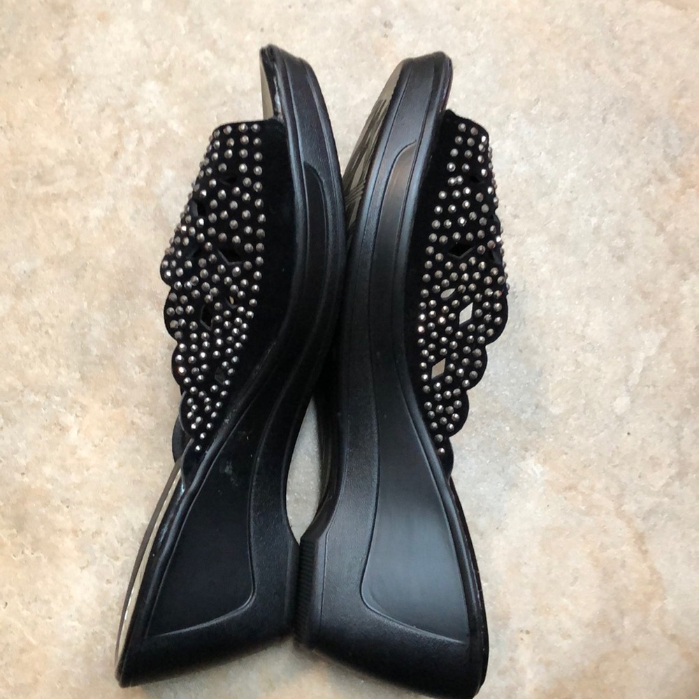 Open Toe Wedge Heel